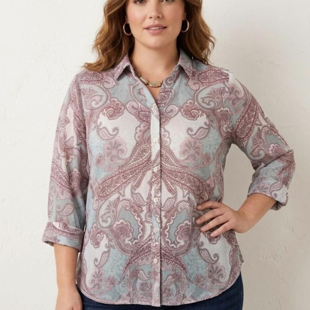 Chico-s Women's multi Blouse